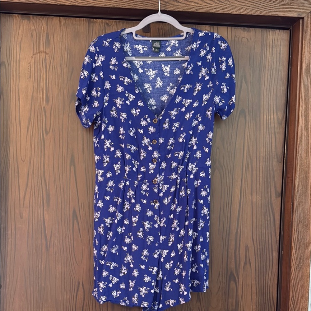 Wild Fable Blue Floral Romper
